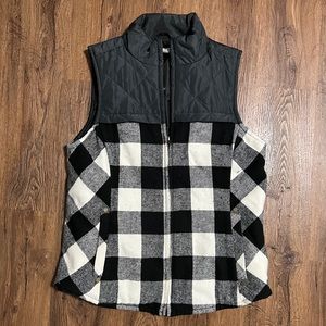 Maurices checkered vest